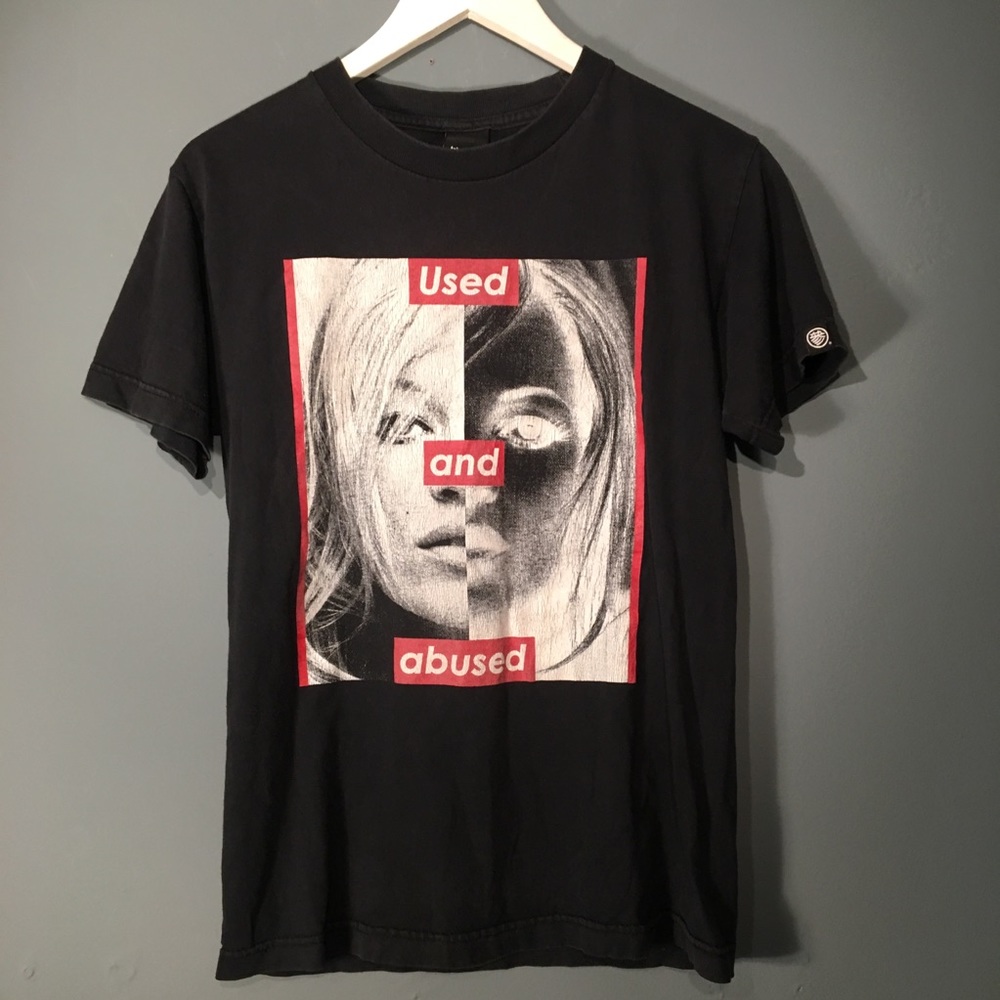🍉Barbara Krueger Used & Abused Graphic Shirt
